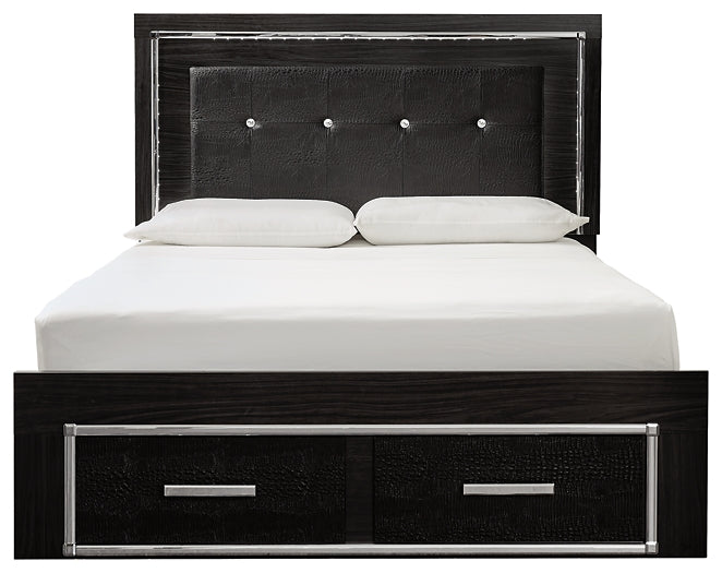 Kaydell Upholstered Panel Bed With Storage