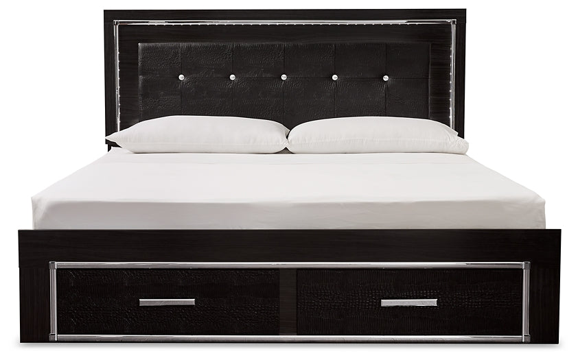 Kaydell Upholstered Panel Bed With Storage