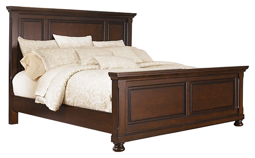 Porter Panel Bed With Mirrored Dresser And 2 Nightstands