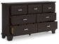 Covetown Twin Panel Bed with Dresser