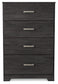 Belachime King Panel Bed with Mirrored Dresser and Chest