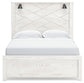 Gerridan Queen Panel Bed with Mirrored Dresser, Chest and Nightstand
