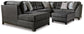 Reidshire 3-Piece Sectional with Ottoman