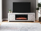 Cayboni 71" TV Stand with Electric Fireplace