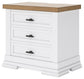 Ashbryn King Panel Storage Bed with Mirrored Dresser and Nightstand