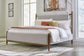 Lyncott King Upholstered Bed with Mirrored Dresser, Chest and Nightstand