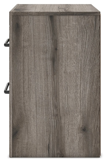 Graystorm Twin Panel Bed with Storage with Mirrored Dresser, Chest and Nightstand