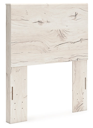 Lawroy Twin Panel Headboard with Mirrored Dresser, Chest and Nightstand