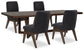 Dilenno Dining Table and 4 Chairs