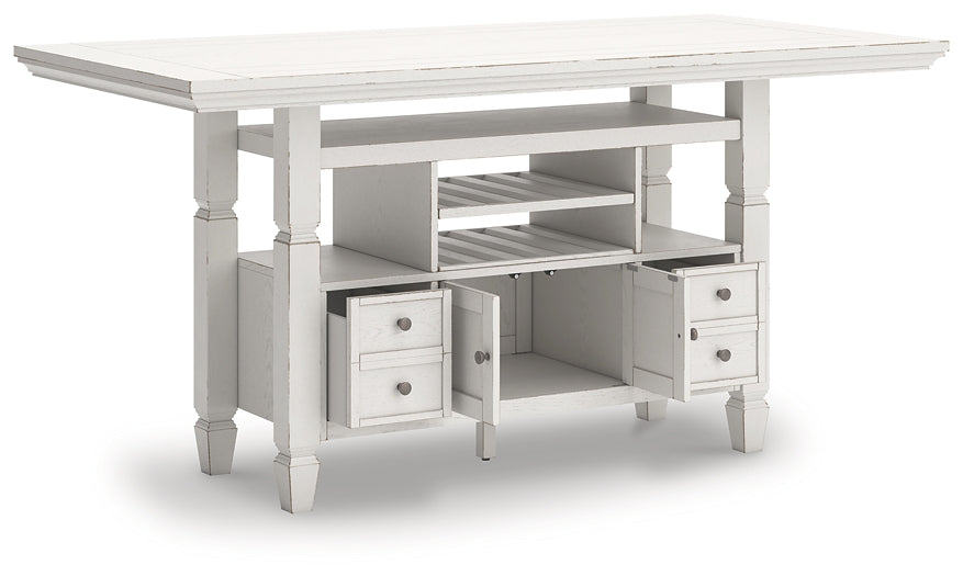 Robbinsdale Counter Height Dining Table and 6 Barstools