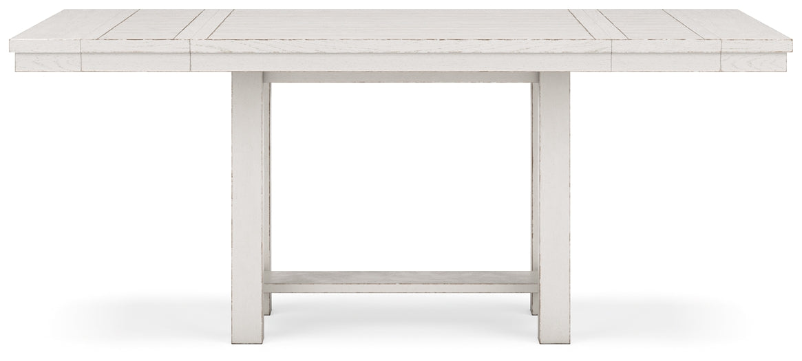 Robbinsdale Counter Height Dining Table and 10 Barstools