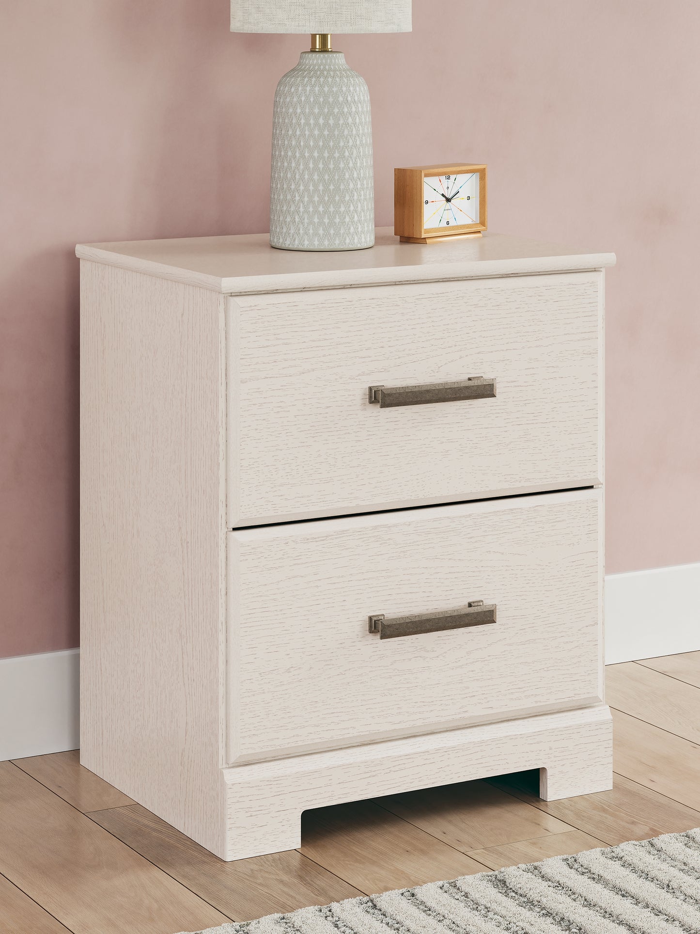 Stelsie Two Drawer Night Stand