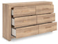 Kinlanni Six Drawer Dresser