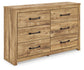Maystonna Six Drawer Dresser