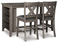 Caitbrook Counter Height Dining Table and 2 Barstools