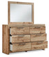 Hyanna Twin Panel Bed, Dresser, Mirror and Nightstand