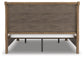 Feddinger California King Storage Sleigh Bed with Mirrored Dresser and Nightstand