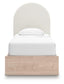 Arloster Twin Upholstered Panel Bed with Storage