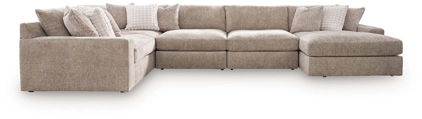 Nexora-Court 5-Piece Sectional with Chaise
