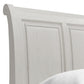 Robbinsdale California King Sleigh Bed with Storage with Mirrored Dresser