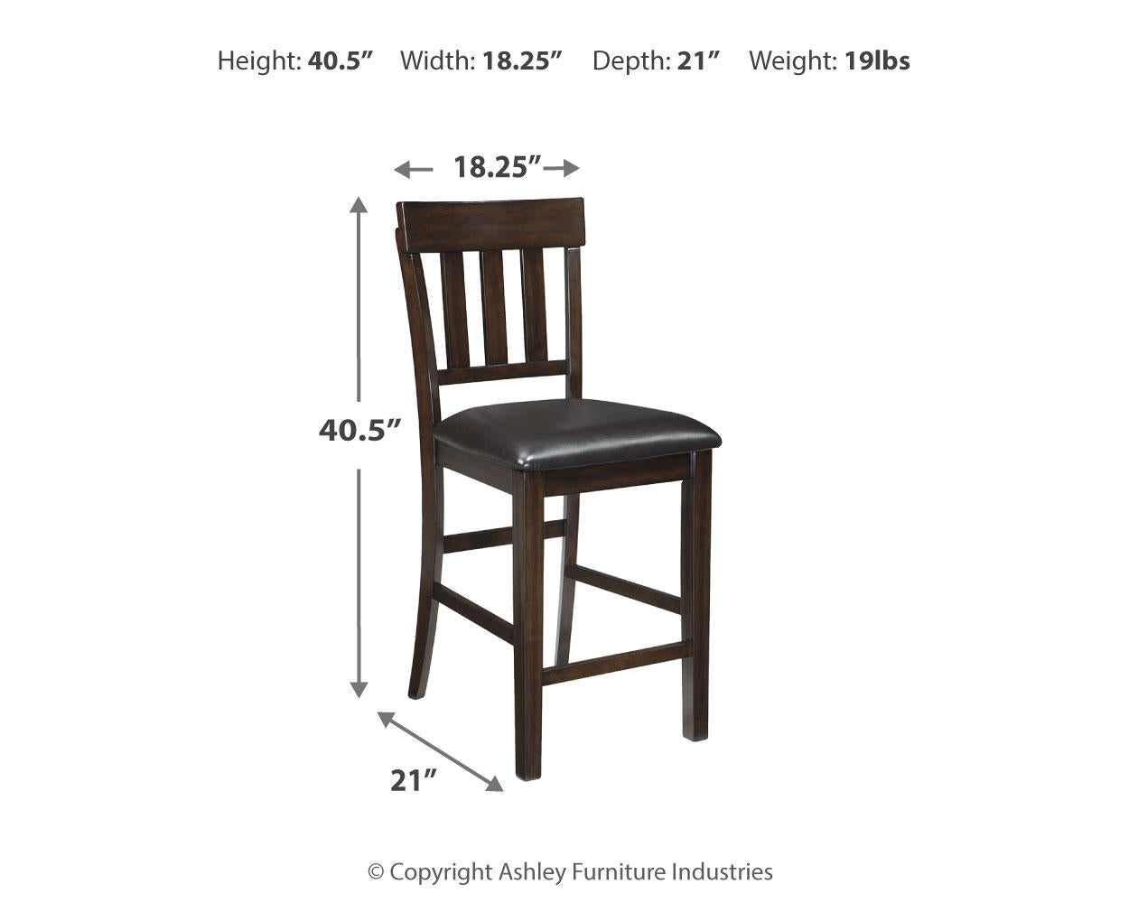 Haddigan Upholstered Barstool (2/CN)