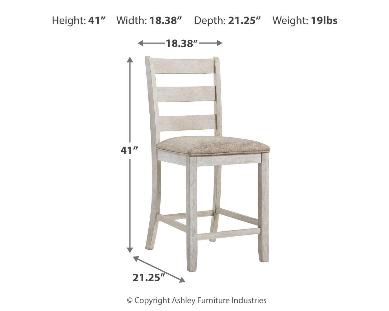Skempton Upholstered Barstool (2/CN)