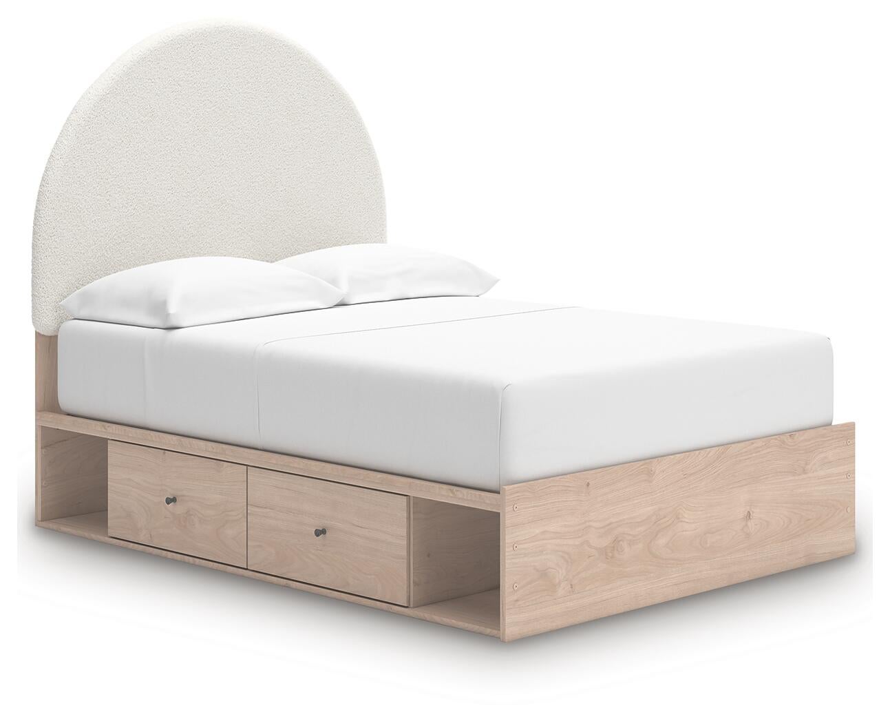 Arloster Full Upholstered Panel Bed with Storage