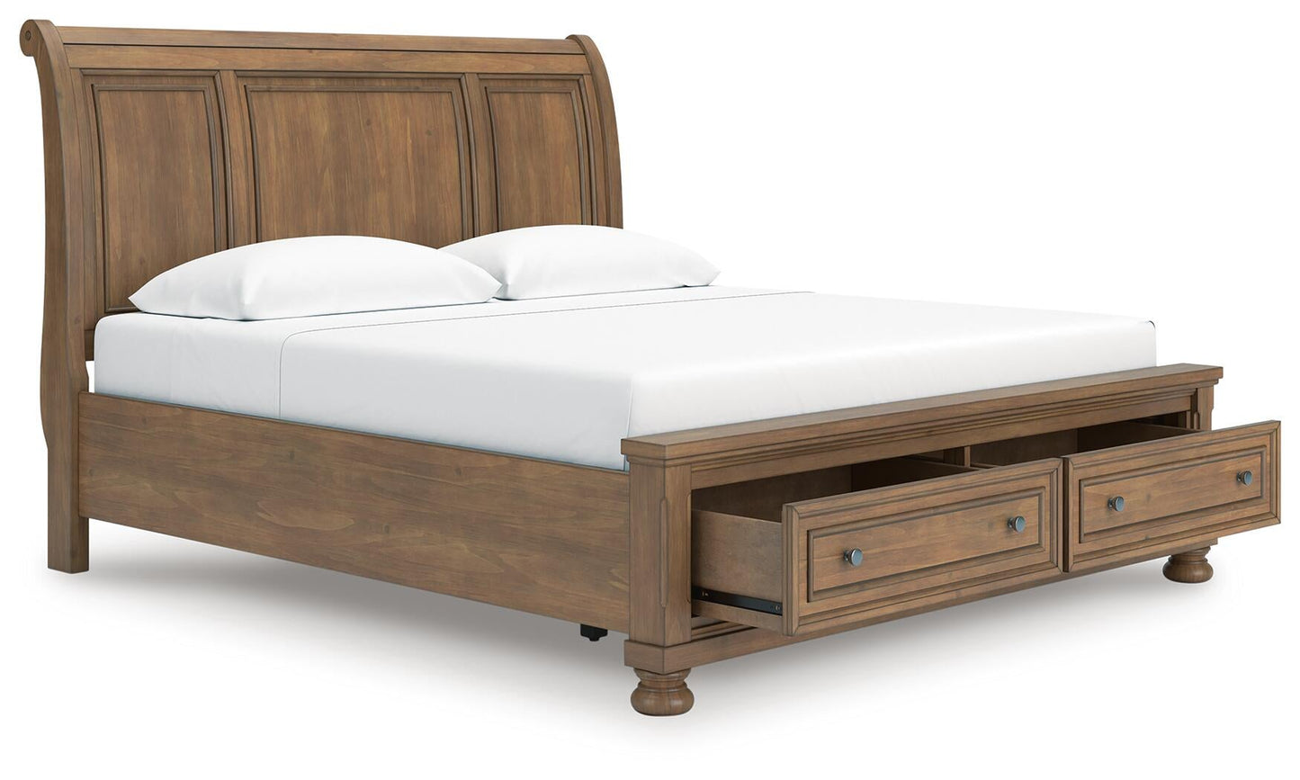 Feddinger King Storage Sleigh Bed