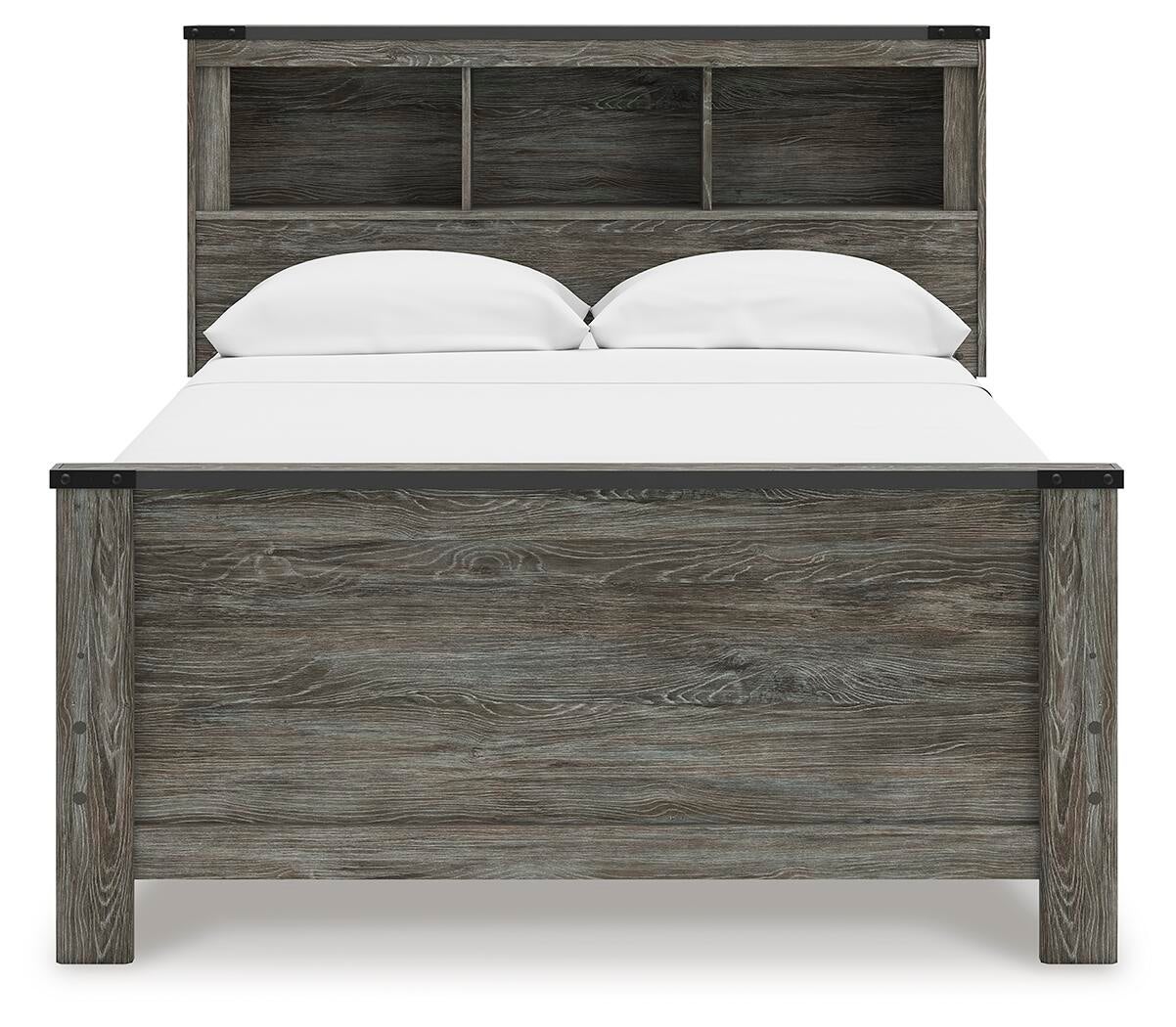 Frandern Full Bookcase Panel Bed