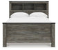 Frandern Full Bookcase Panel Bed