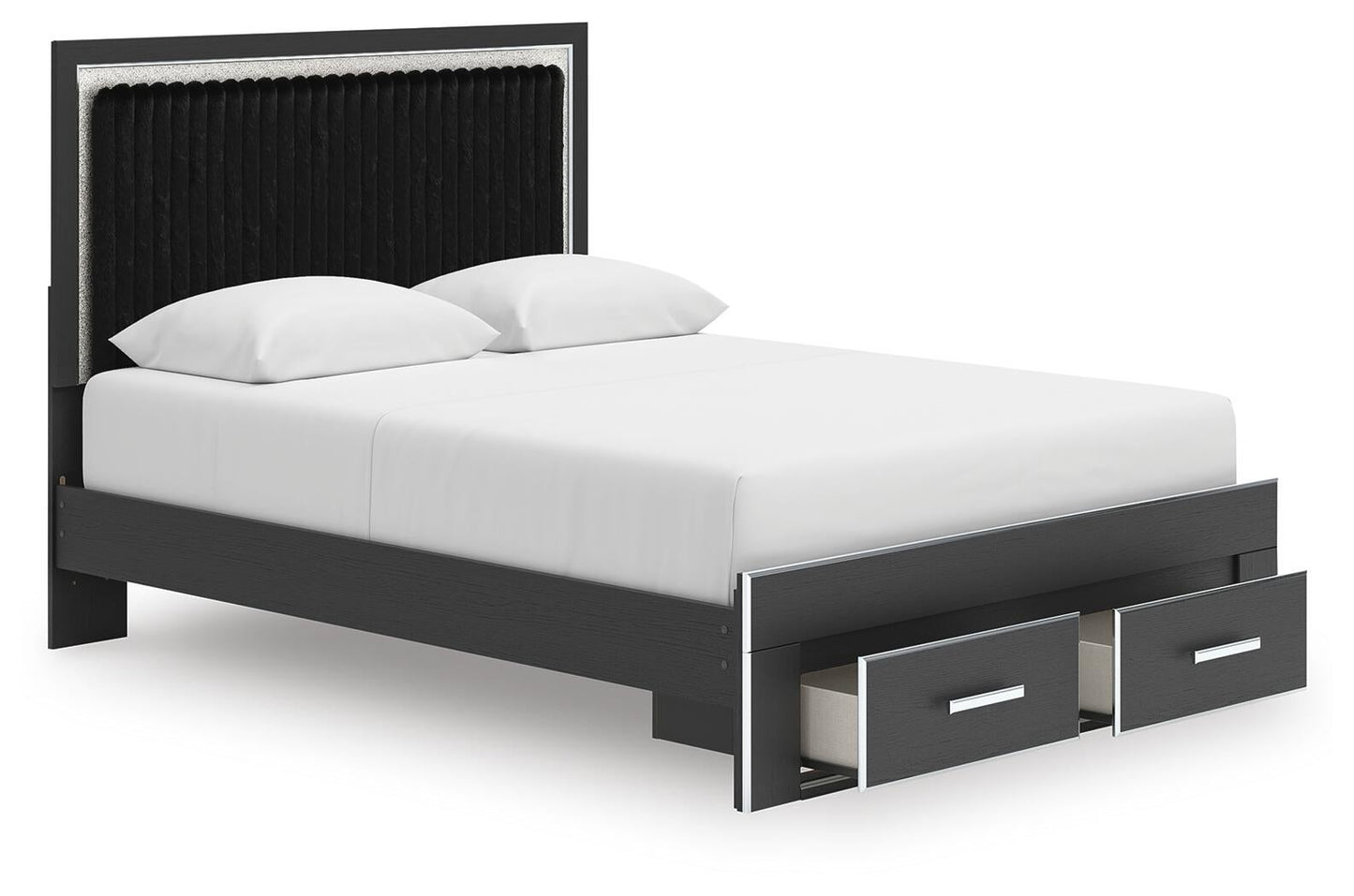 Zuraleus Queen Upholstered Panel Storage Bed