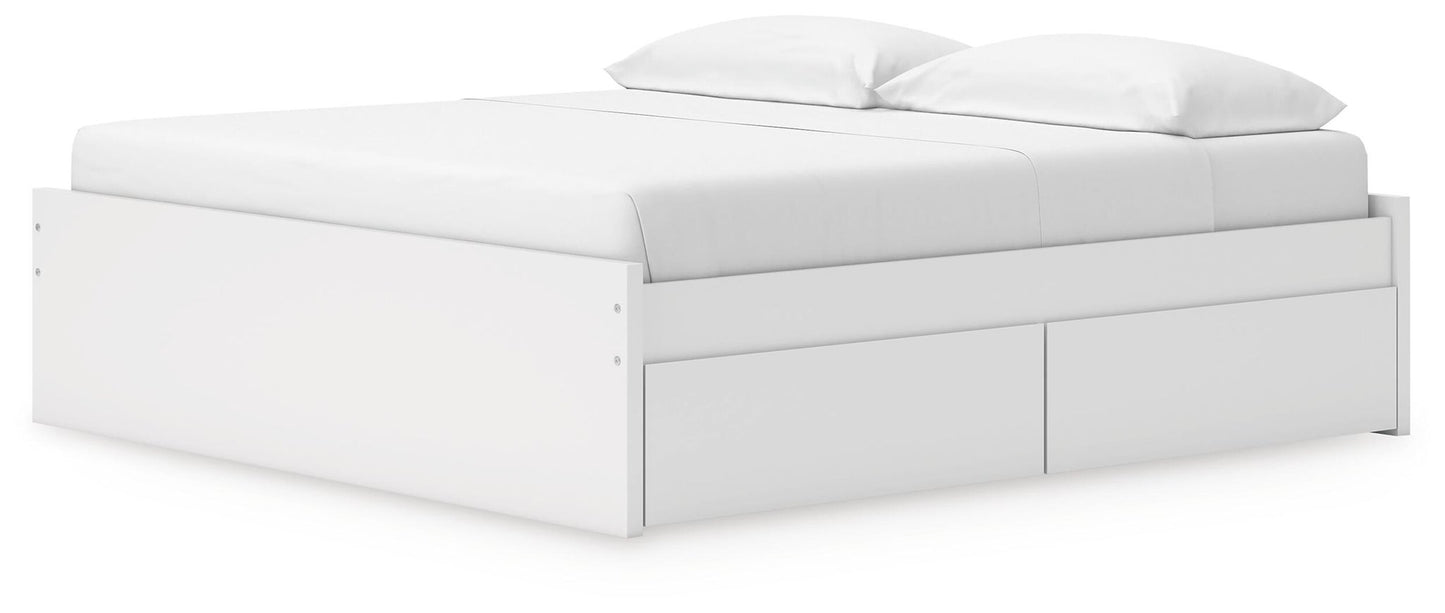 Onita King Platform Bed with 2 Side Storage