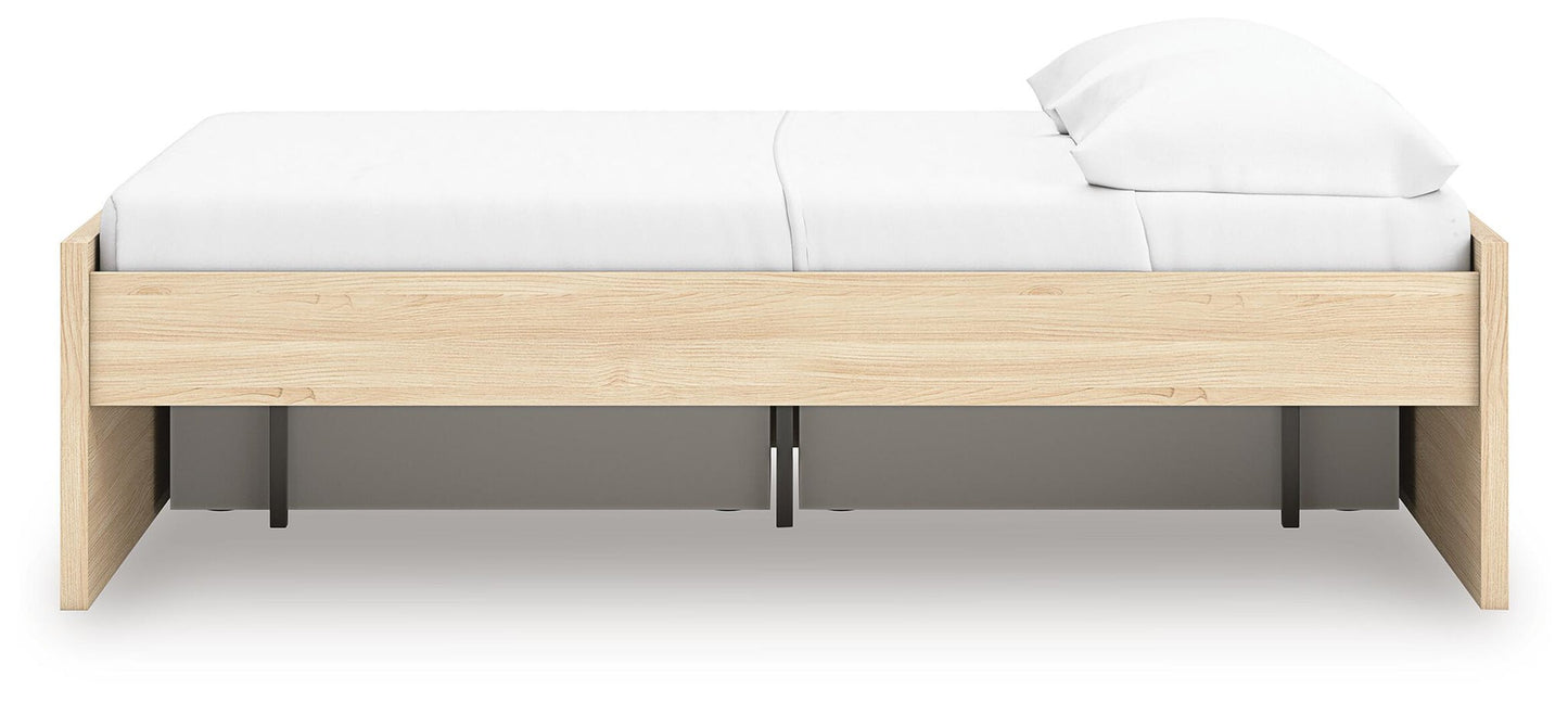 Onita Full Platform Bed with 1 Side Storage
