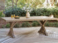 Laguna Heights RECT Dining Table w/UMB OPT