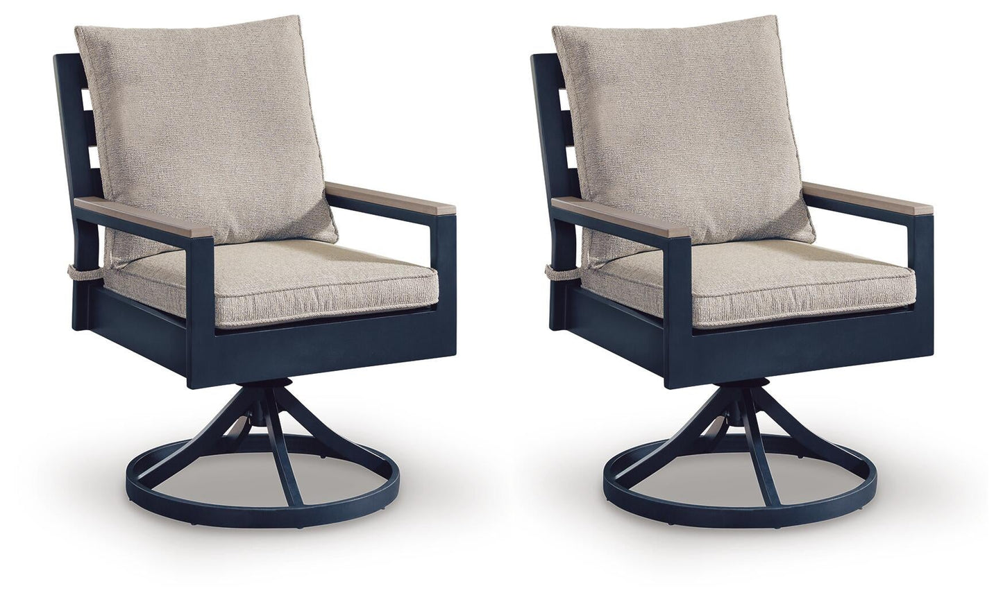 East Beach Swivel Chair w/Cushion (2/CN)