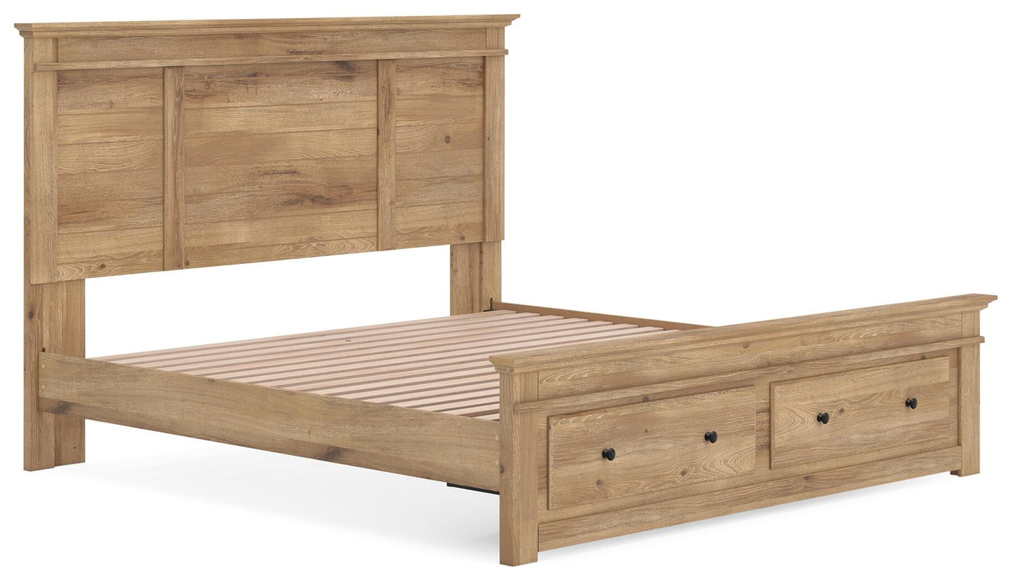 Makidern King Panel Storage Bed