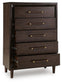 Dantenton Five Drawer Chest