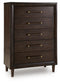 Dantenton Five Drawer Chest
