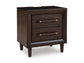 Dantenton Two Drawer Night Stand