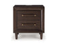 Dantenton Two Drawer Night Stand