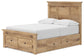 Makidern Full Panel Storage Bed