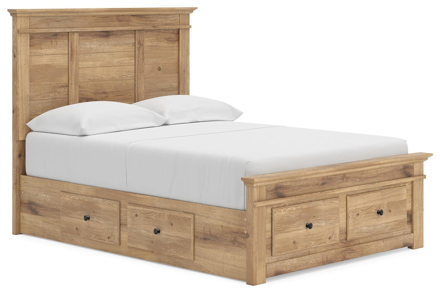 Makidern Full Panel Storage Bed