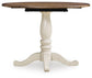 Wirloni Round DRM Drop Leaf Table