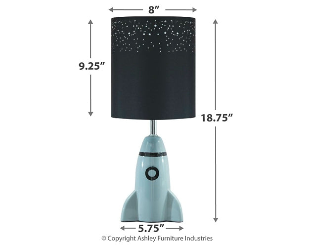 Cale Ceramic Table Lamp (1/CN)