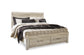 Bellaby Queen Platform Bed with 2 Storage Drawers with Mirrored Dresser