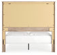 Senniberg Queen Panel Bed with Mirrored Dresser